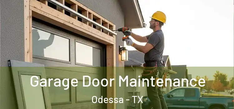 Garage Door Maintenance Odessa - TX