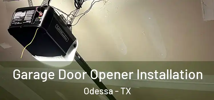  Garage Door Opener Installation Odessa - TX