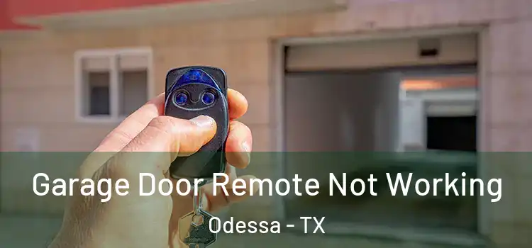  Garage Door Remote Not Working Odessa - TX