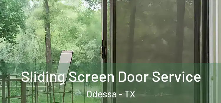  Sliding Screen Door Service Odessa - TX